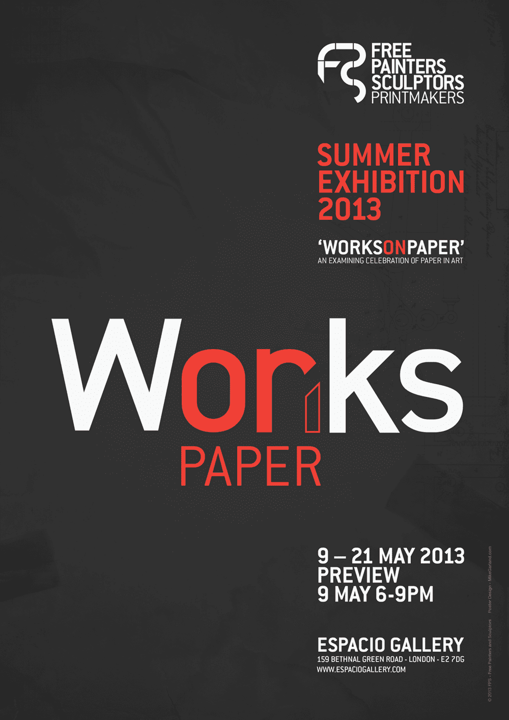 Mike-Garland-Free-Painters-and-Sculptors-Summer-Exhibition-Poster-Design-2013